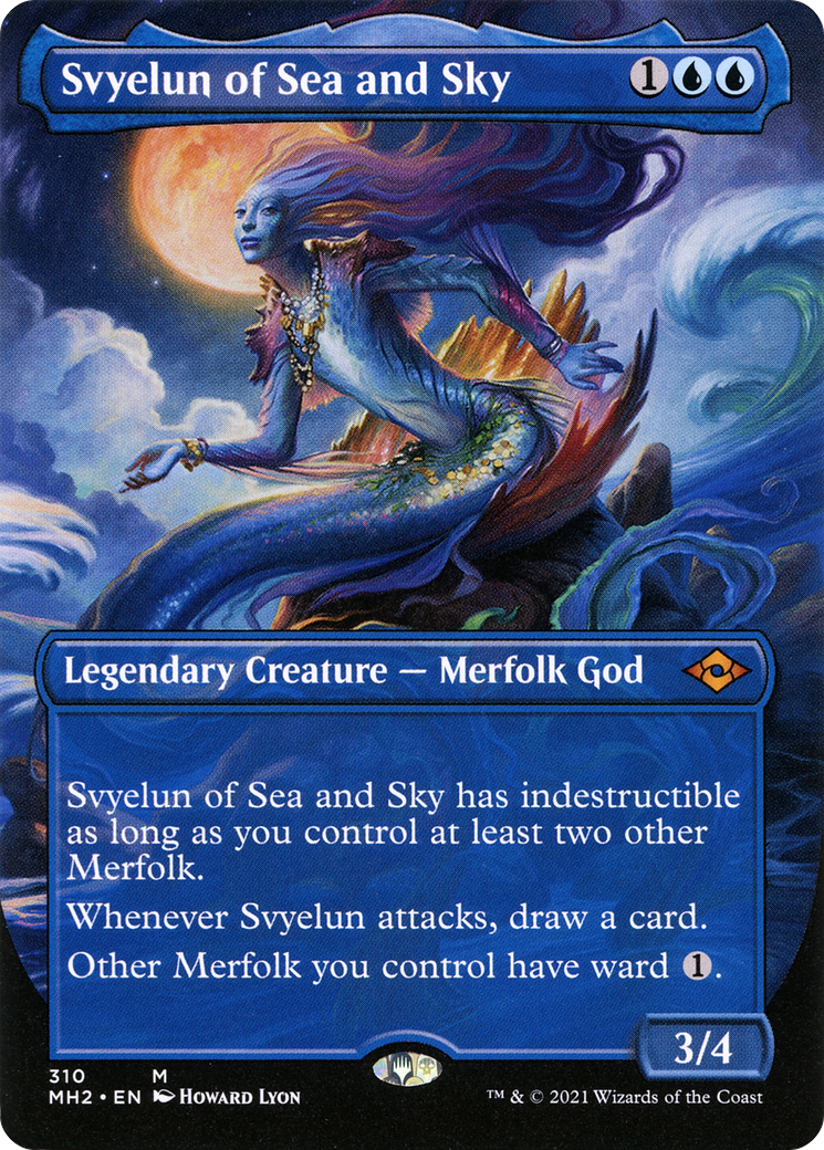 Svyelun of Sea and Sky (MH2-310) - Modern Horizons 2 (Borderless) Foil - Poke-Collect