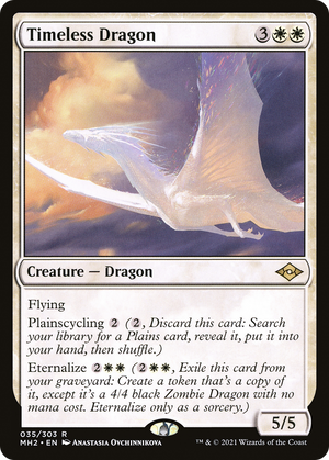 Timeless Dragon (MH2-035) - Modern Horizons 2 - Poke-Collect