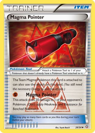 Magma Pointer 24/34 - Double Crisis Reverse Holofoil - Poke-Collect