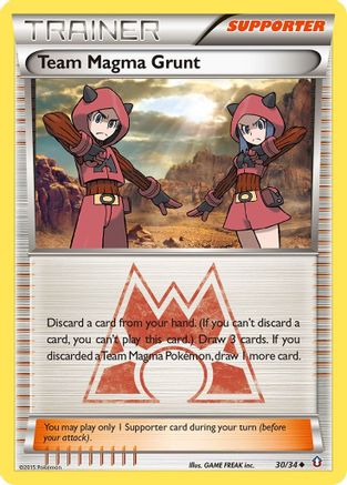 Team Magma Grunt 30/34 - Double Crisis - Poke-Collect