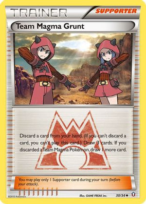 Team Magma Grunt 30/34 - Double Crisis - Poke-Collect