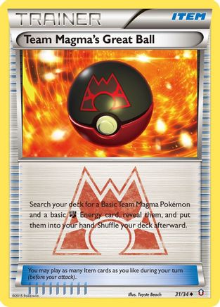 Team Magma's Great Ball 31/34 - Double Crisis - Poke-Collect