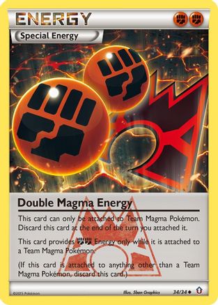 Double Magma Energy 34/34 - Double Crisis - Poke-Collect