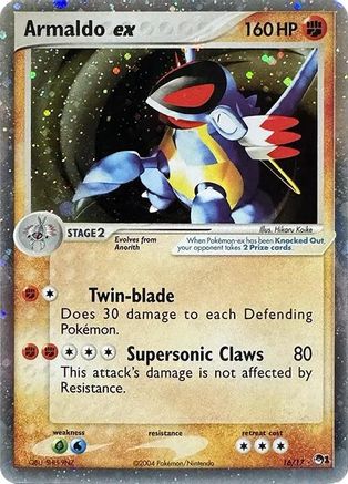 Armaldo ex (Holo) 16 - POP Series 1 Holofoil - Poke-Collect