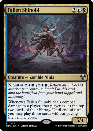 Fallen Shinobi (OTC-226) - Outlaws of Thunder Junction Commander - Poke-Collect