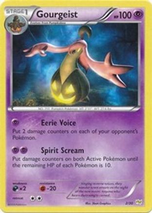 Gourgeist 2 - XY Trainer Kit Sylveon & Noivern - Poke-Collect