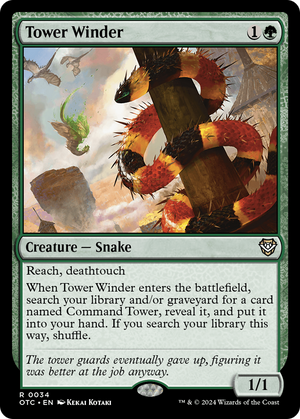 Tower Winder (OTC-034) - Outlaws of Thunder Junction Commander - Poke-Collect