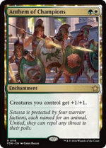 Anthem of Champions (PPDFT-116) - Foundations Promos: (enchantment) - Poke-Collect