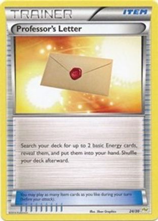 Professor's Letter (Noivern) 24 - XY Trainer Kit Sylveon & Noivern - Poke-Collect