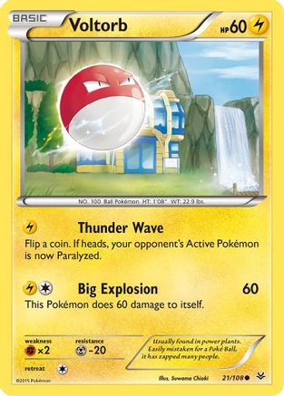 Voltorb 21/108 - Roaring Skies - Poke-Collect