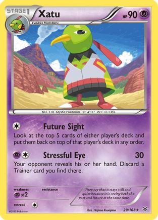 Xatu 29/108 - Roaring Skies Reverse Holofoil - Poke-Collect