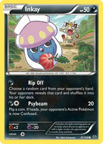 Inkay 41/108 - XY  Roaring Skies Reverse Holofoil - Poke-Collect