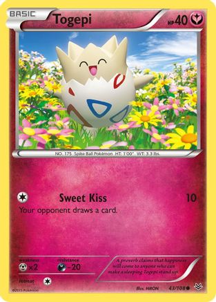 Togepi 43/108 - Roaring Skies - Poke-Collect