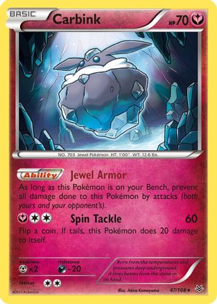 Carbink 47/108 - XY  Roaring Skies - Poke-Collect