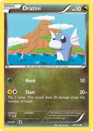 Dratini 49/108 - XY  Roaring Skies Reverse Holofoil - Poke-Collect