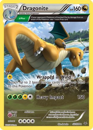 Dragonite (52 Delta) 52/108 - XY  Roaring Skies Reverse Holofoil - Poke-Collect