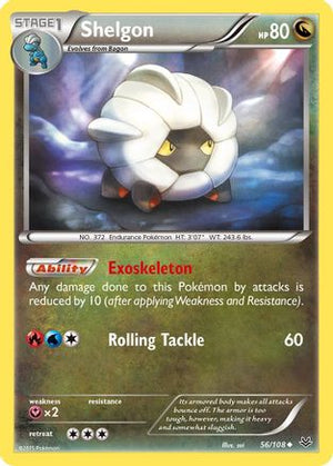 Shelgon 56/108 - XY  Roaring Skies Reverse Holofoil - Poke-Collect