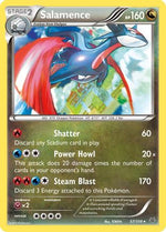 Salamence 57/108 - XY  Roaring Skies Reverse Holofoil - Poke-Collect