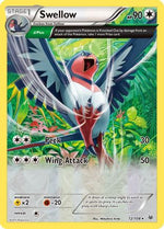 Swellow 72/108 - Roaring Skies Reverse Holofoil - Poke-Collect