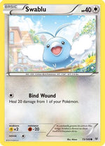 Swablu 73/108 - Roaring Skies Reverse Holofoil - Poke-Collect