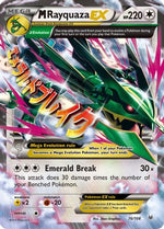 M Rayquaza EX (76) 76/108 - XY  Roaring Skies Holofoil - Poke-Collect