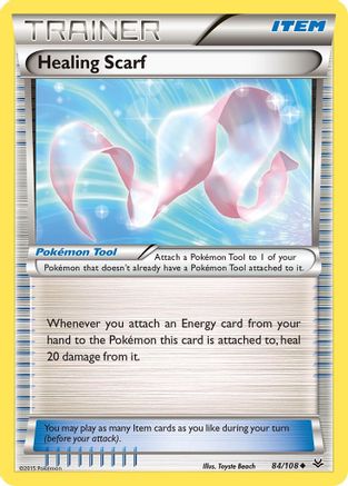 Healing Scarf 84/108 - XY  Roaring Skies Reverse Holofoil - Poke-Collect