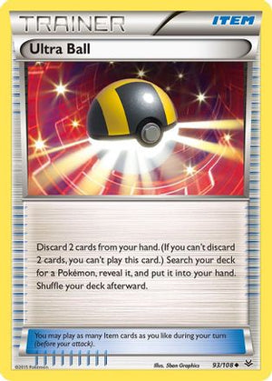 Ultra Ball 93/108 - Roaring Skies Reverse Holofoil - Poke-Collect