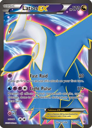Latios EX (101 Full Art) 101/108 - XY  Roaring Skies Holofoil - Poke-Collect
