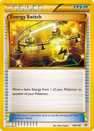 Energy Switch 109/108 - XY  Roaring Skies Holofoil - Poke-Collect