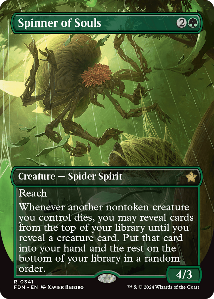 Spinner of Souls (FDN-341) - Foundations (Borderless) Foil - Poke-Collect