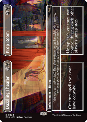 Dazzling Theater // Prop Room (DSK-334) - Duskmourn: House of Horror (Borderless) - Poke-Collect