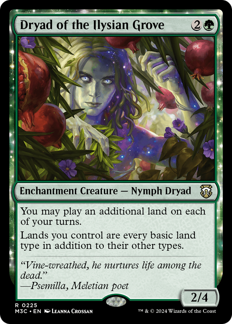 Dryad of the Ilysian Grove (M3C-225) - Modern Horizons 3 Commander: (enchantment) - Poke-Collect