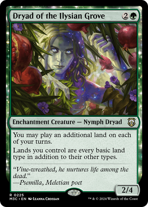 Dryad of the Ilysian Grove (M3C-225) - Modern Horizons 3 Commander: (enchantment) - Poke-Collect