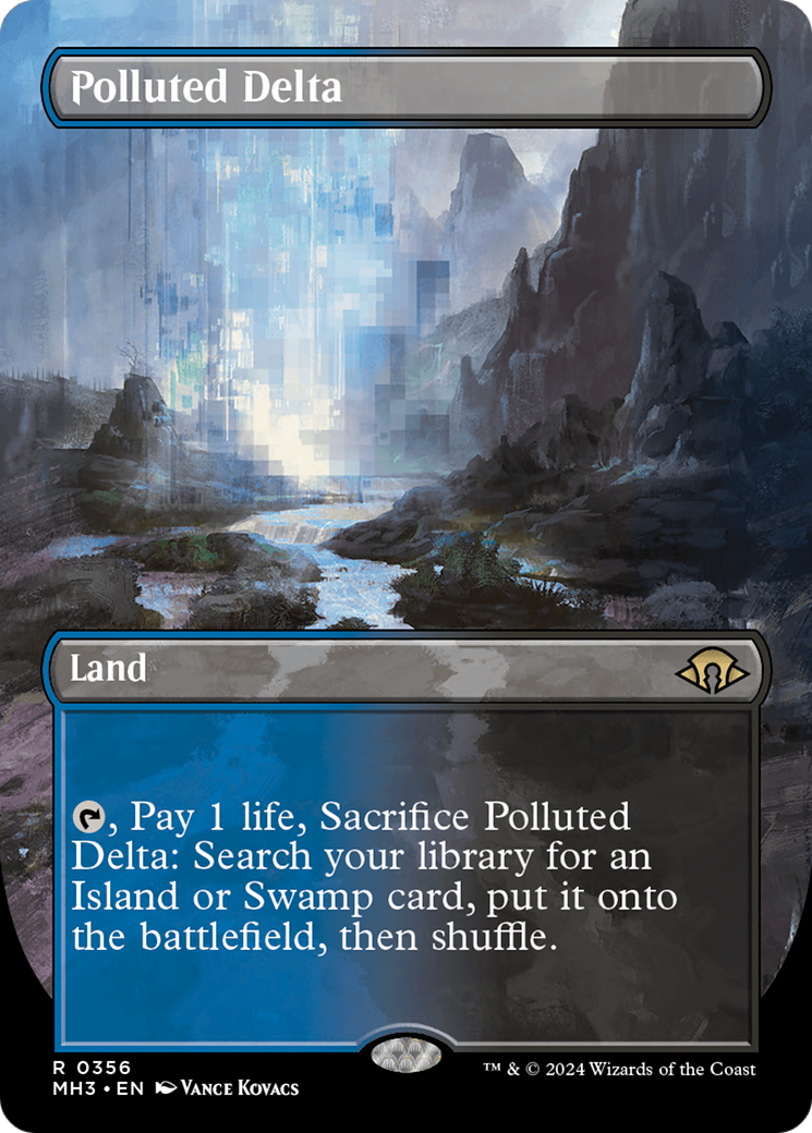 Polluted Delta (Borderless) (MH3-356) - Modern Horizons 3 (Borderless) - Poke-Collect