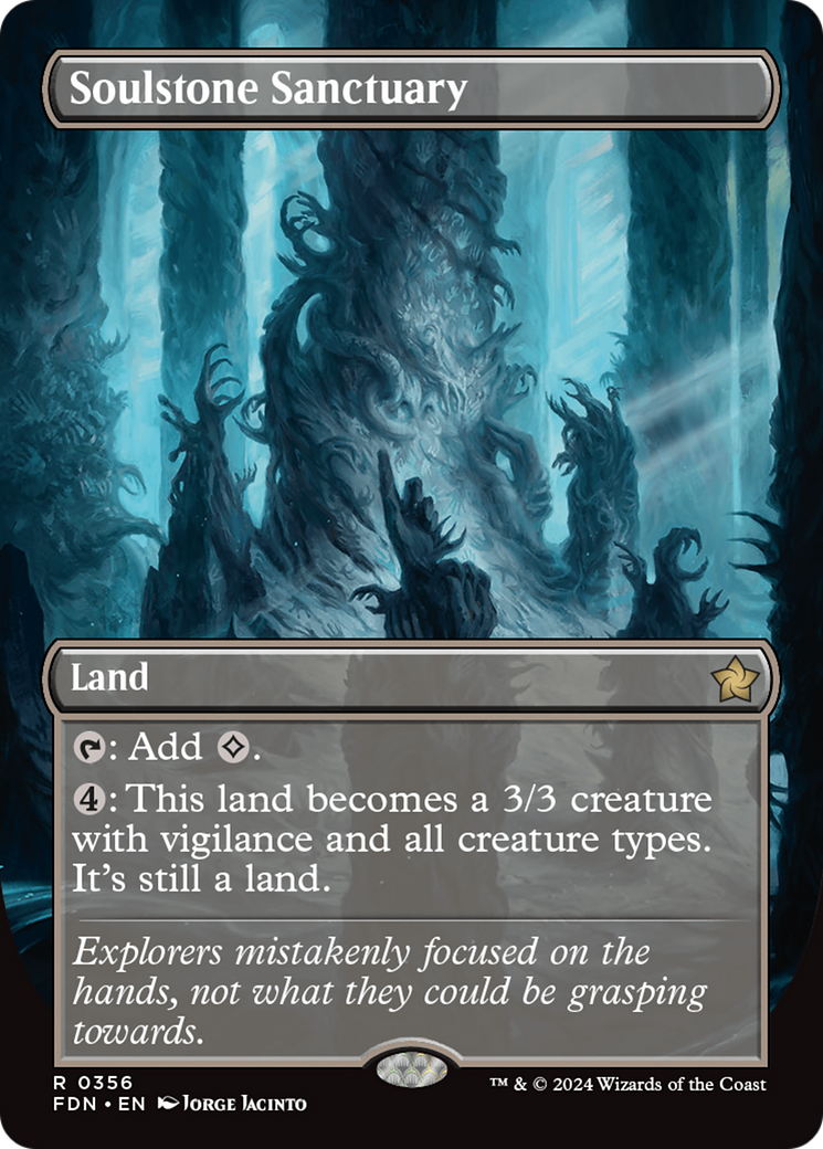 Soulstone Sanctuary (FDN-356) - Foundations (Borderless) Foil - Poke-Collect