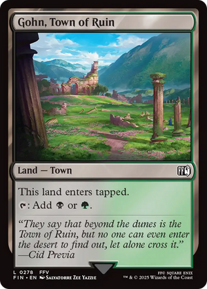 Gohn, Town of Ruin (FIN-278) - FINAL FANTASY - Poke-Collect