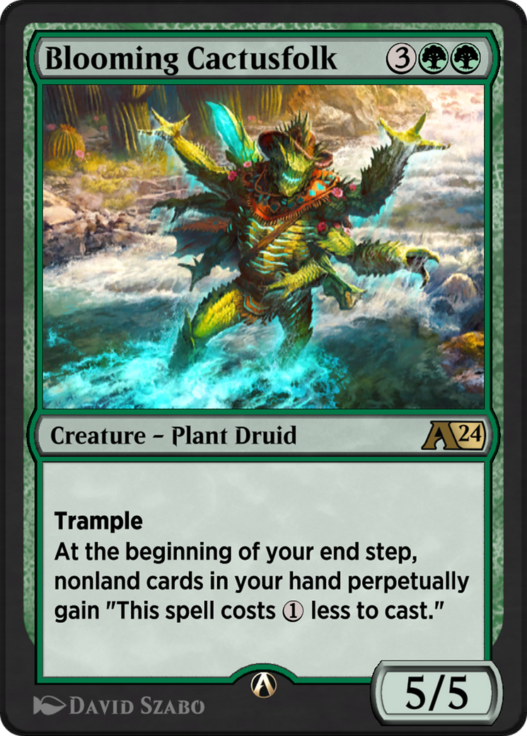 Blooming Cactusfolk (YOTJ-016) - Alchemy: Outlaws of Thunder Junction - Poke-Collect