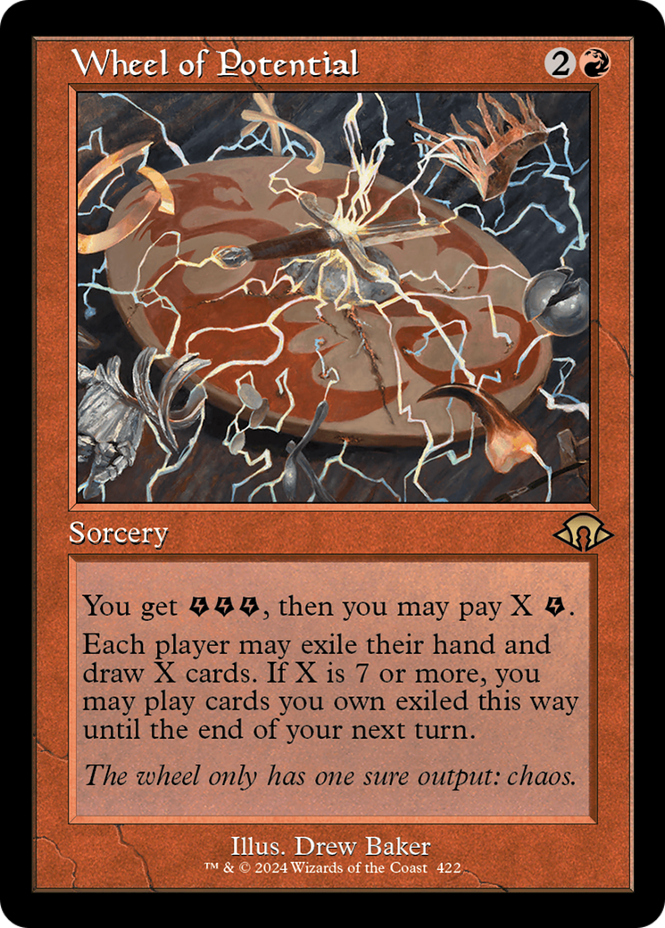 Wheel of Potential (Retro Frame) (MH3-422) - Modern Horizons 3 - Poke-Collect