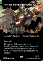 Felothar, Dawn of the Abzan (TDM-358) - Tarkir: Dragonstorm: (Showcase) (Borderless) - Poke-Collect