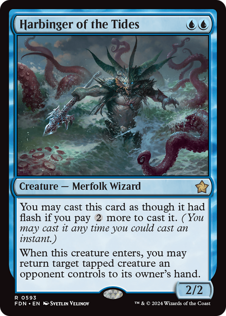Harbinger of the Tides (FDN-593) - Foundations - Poke-Collect