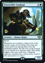 Freestrider Lookout (PRE-163) - Outlaws of Thunder Junction Promos Foil - Poke-Collect