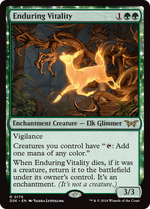 Enduring Vitality (DSK-176) - Duskmourn: House of Horror: (enchantment) Foil - Poke-Collect