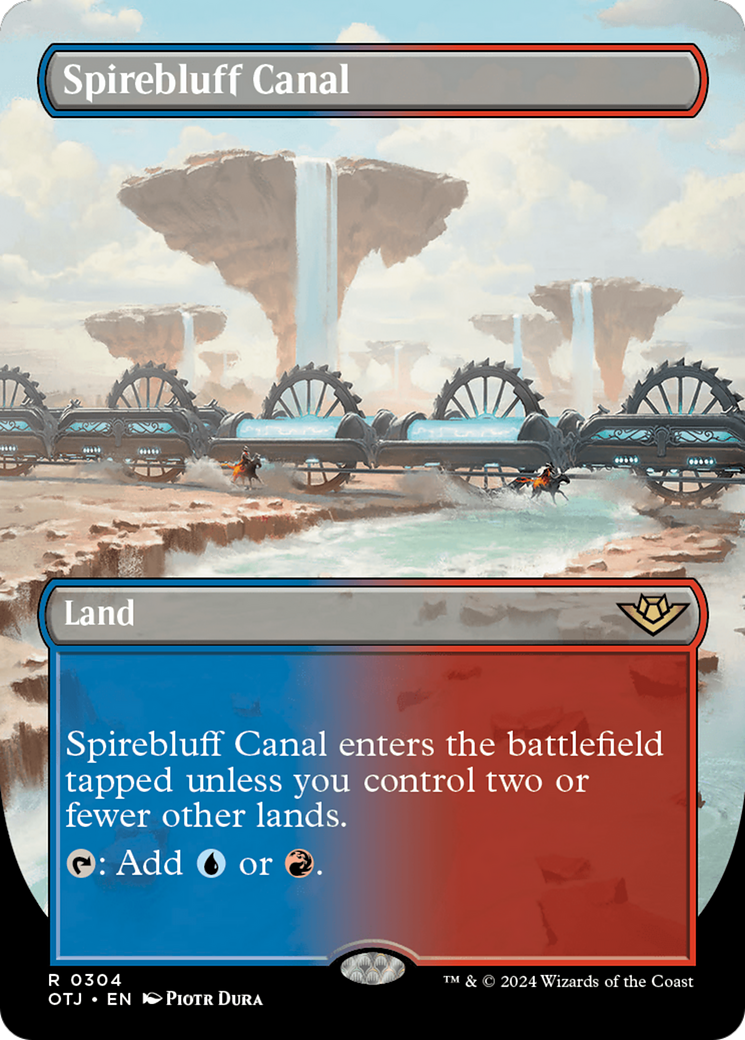 Spirebluff Canal (OTJ-304) - Outlaws of Thunder Junction (Borderless) - Poke-Collect