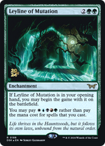 Leyline of Mutation (PRE-188) - Duskmourn: House of Horror Promos Foil - Poke-Collect