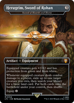 Herugrim, Sword of Rohan - Sword of Hearth and Home (LTC-354) - Tales of Middle-earth Commander / Herugrim, Sword of Rohan (Borderless) - Poke-Collect