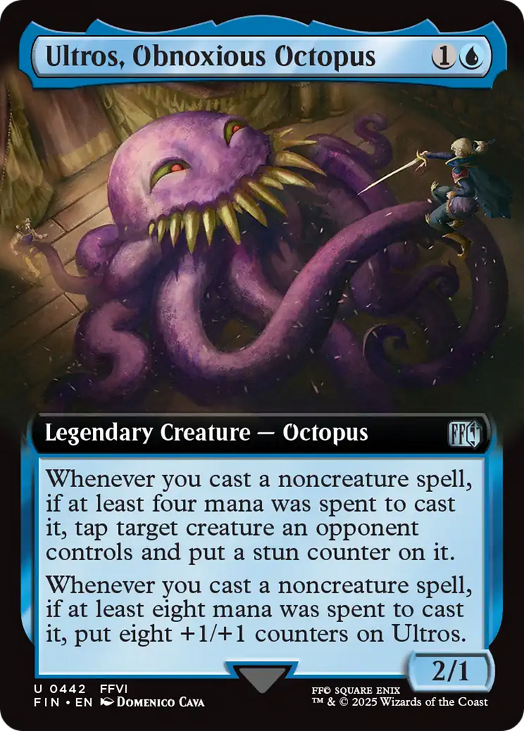 Ultros, Obnoxious Octopus (FIN-442) - FINAL FANTASY: (Extended Art) Foil - Poke-Collect