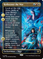 Rediscover the Way (TDM-388) - Tarkir: Dragonstorm: (enchantment) (Borderless) - Poke-Collect