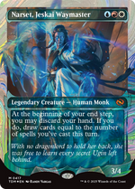 Narset, Jeskai Waymaster (TDM-417) - Tarkir: Dragonstorm: (Showcase) (Borderless) Foil - Poke-Collect
