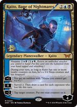 Kaito, Bane of Nightmares (PRE-220) - Duskmourn: House of Horror Promos Foil - Poke-Collect