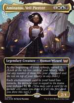 Aminatou, Veil Piercer (DSC-001) - Duskmourn: House of Horror Commander (Borderless) - Poke-Collect